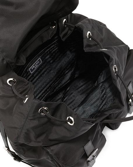 Prada Vela Large Two-Pocket Backpack