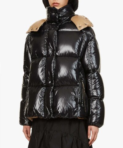 Moncler Parana Hooded Shell-Down Coat