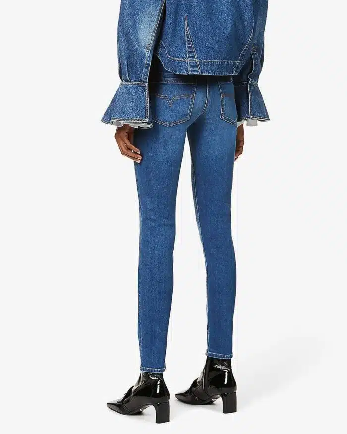 Valentino Skinny Mid-Rise Jeans