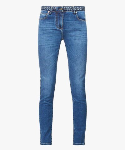 Valentino Skinny Mid-Rise Jeans