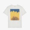 Sandro Sunflower-Print Organic Cotton-Jersey T-Shirt