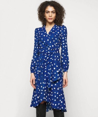 DVF Carla Two Printed Midi Dress