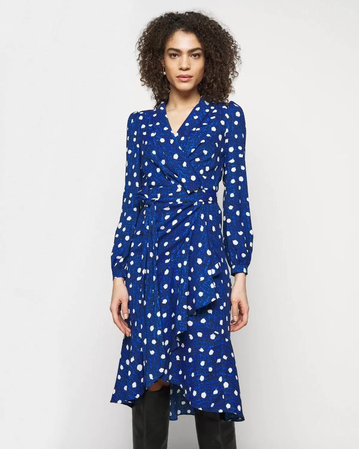 DVF Carla Two Printed Midi Dress