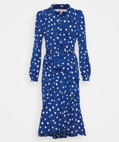 DVF Carla Two Printed Midi Dress