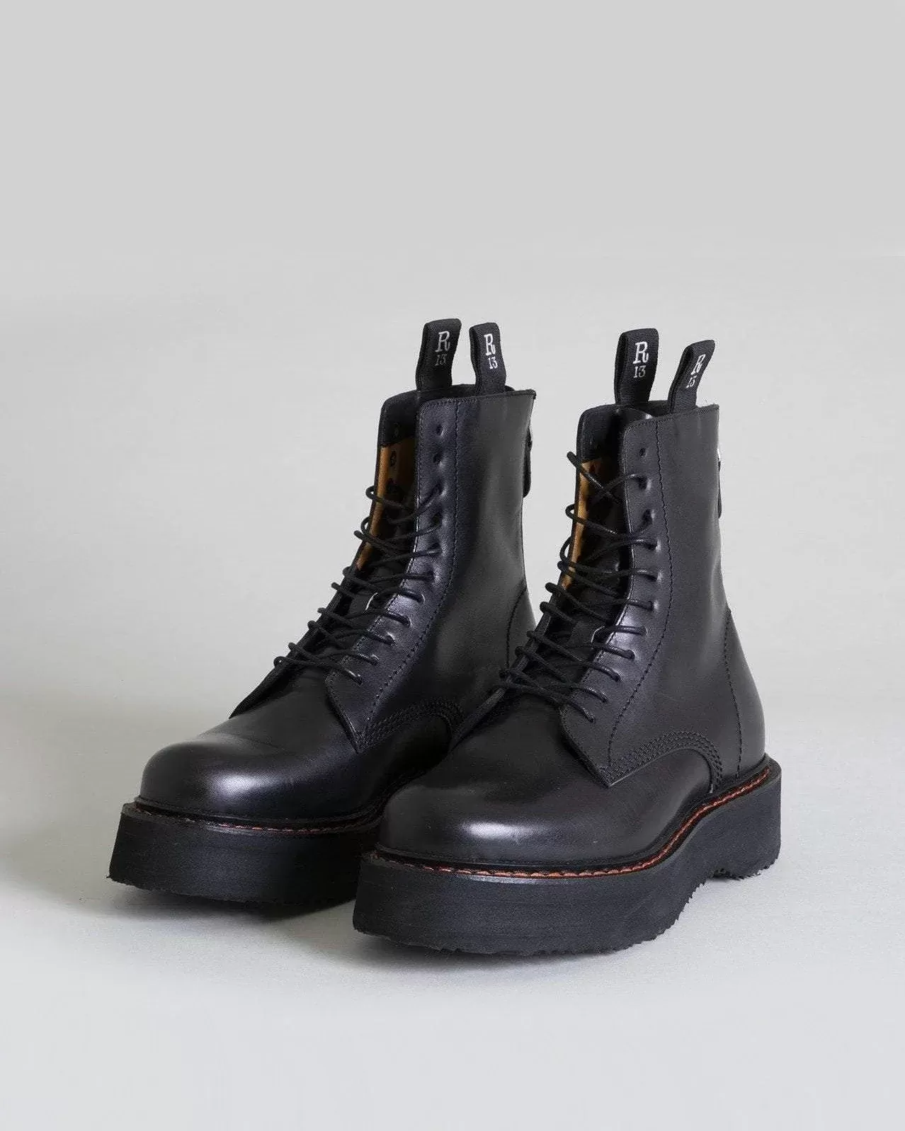 R13 Single Stack Boot - Black