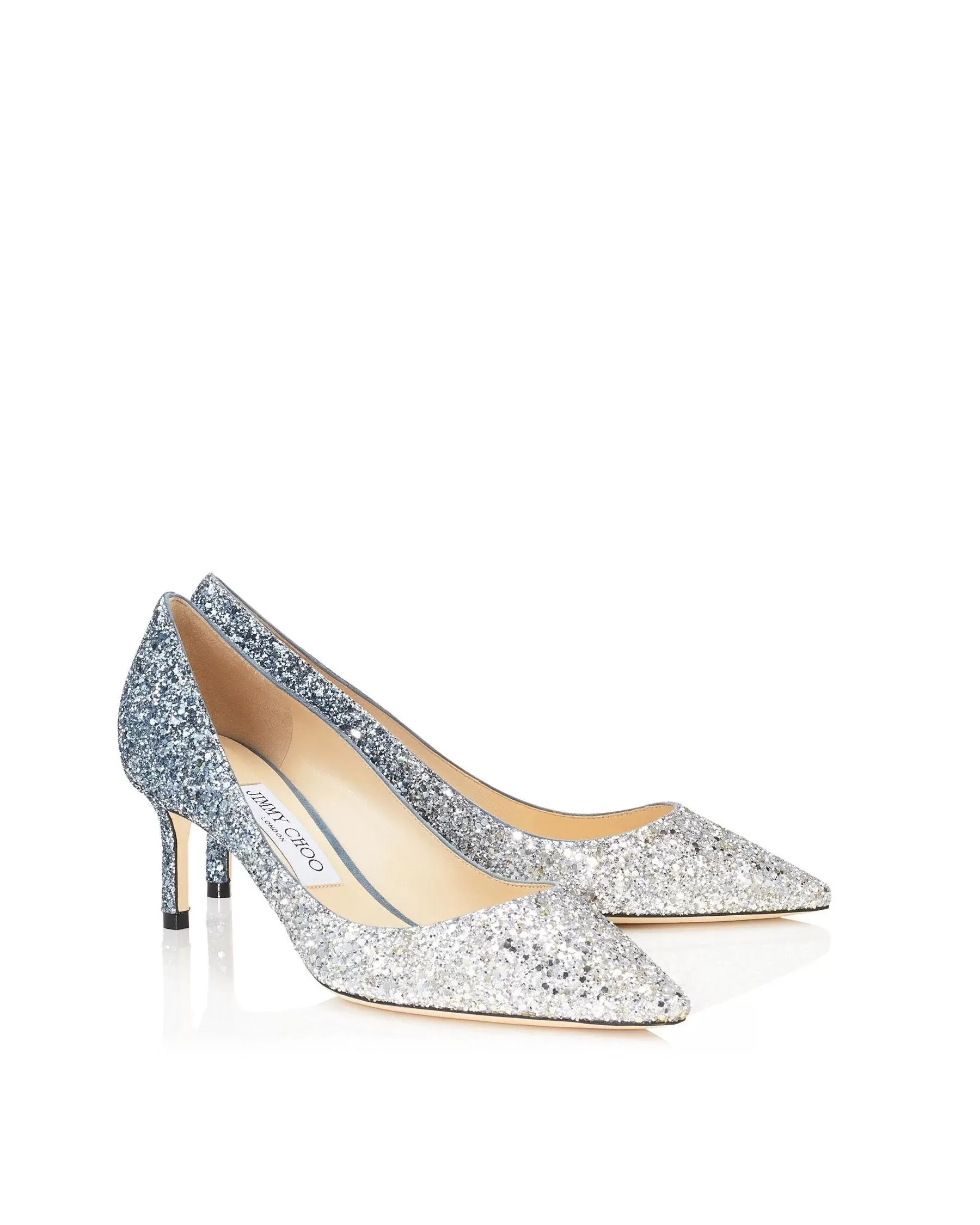 Jimmy Choo ROMY 60 Glitter Dégradé Pointed Pumps