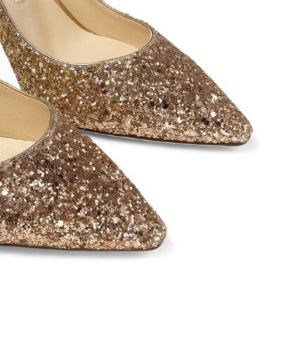 Jimmy Choo ROMY 85 Glitter Dégradé Pointed Pumps