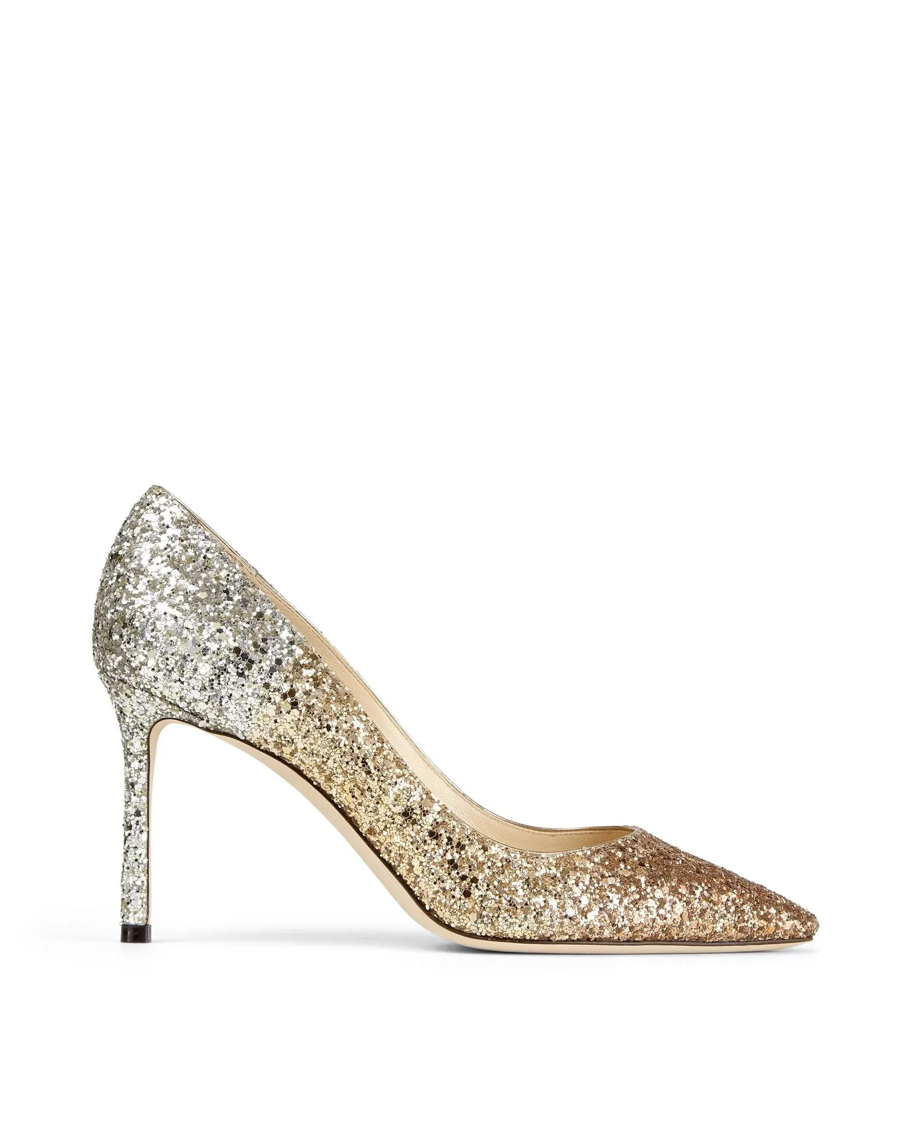 Jimmy Choo ROMY 85 Glitter Dégradé Pointed Pumps