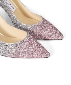 Jimmy Choo ROMY 85 Glitter Dégradé Pointed Pumps