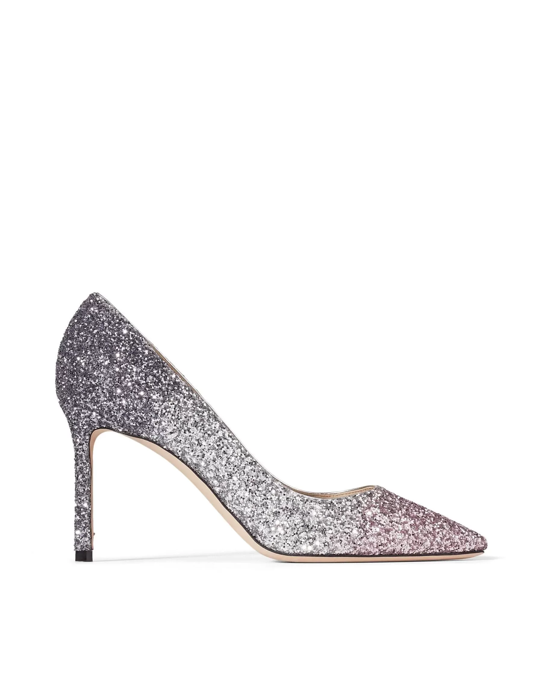 Jimmy Choo ROMY 85 Glitter Dégradé Pointed Pumps