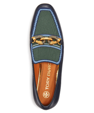 Tory Burch Jessa Pointed-Toe Embellished Loafers