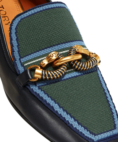 Tory Burch Jessa Pointed-Toe Embellished Loafers