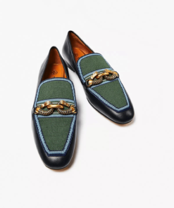 Tory Burch Jessa Pointed-Toe Embellished Loafers