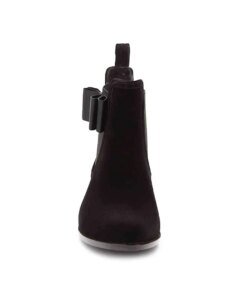 Joie Reagan Water-Resistant Velvet Almond Toe Booties