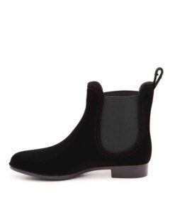 Joie Reagan Water-Resistant Velvet Almond Toe Booties