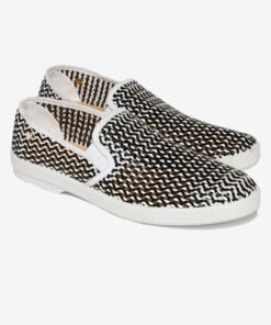 Rivieras Lord Noir Woven Slip-Ons