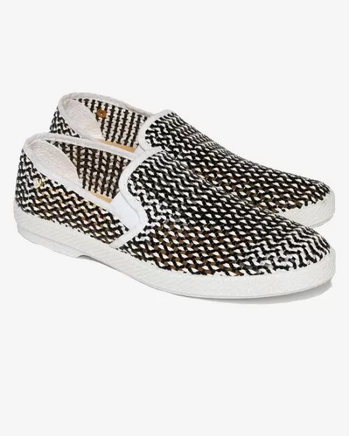 Rivieras Lord Noir Woven Slip-Ons