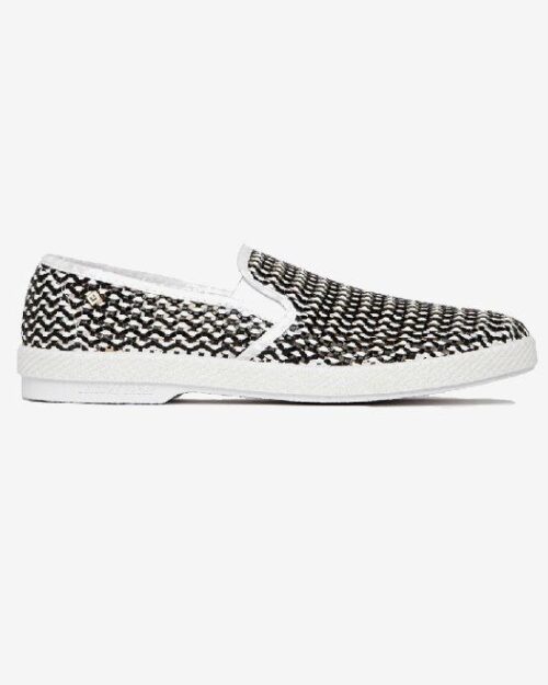 Rivieras Lord Noir Woven Slip-Ons