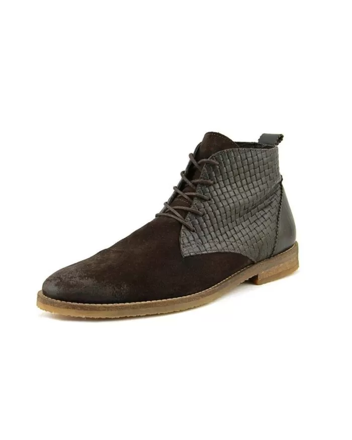 Rogue Drakon Men Round Toe Suede Chukka Boot