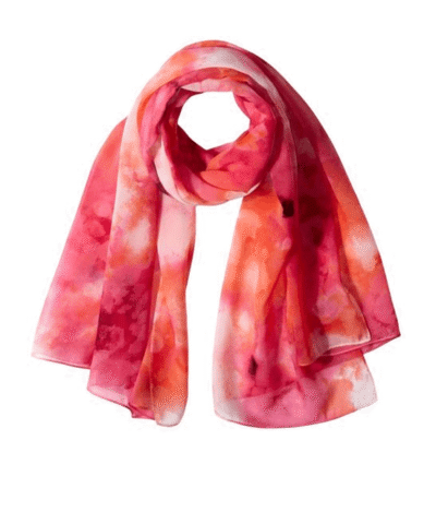 Calvin Klein Women's Abstract Cloud Chiffon Scarf