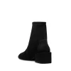 Stuart Weitzman Accordion Black Suede Bootie