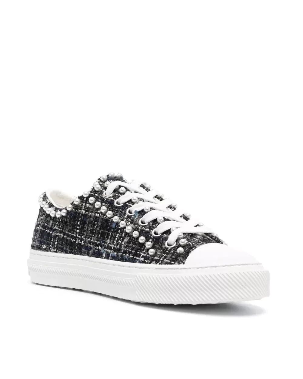 Stuart Weitzman Pearl Embellished Sneakers