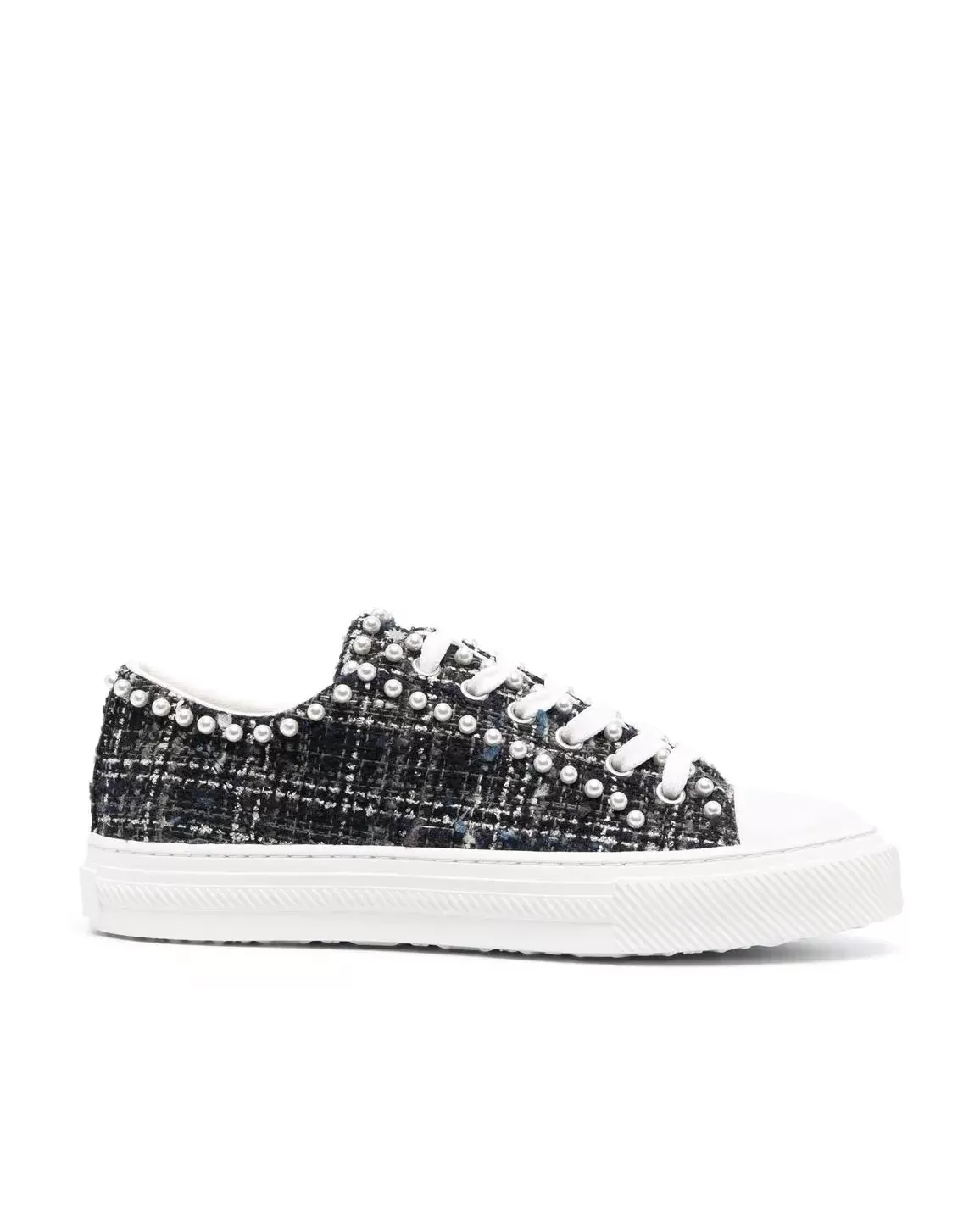 Stuart Weitzman Pearl Embellished Sneakers