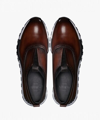 Berluti Fast Track Leather Slip On
