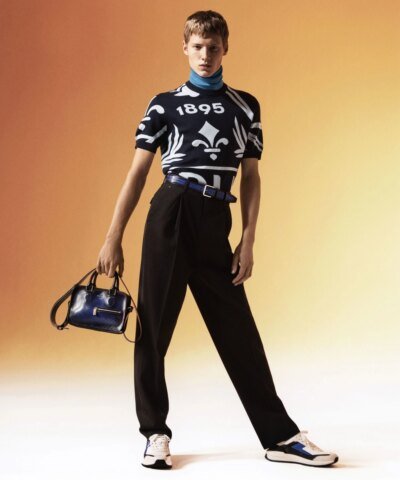 Berluti Men's Pulse Canvas and Leather Sneaker