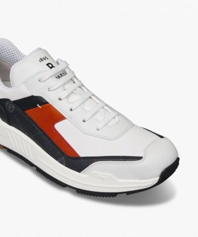 Berluti Men's Pulse Canvas and Leather Sneaker