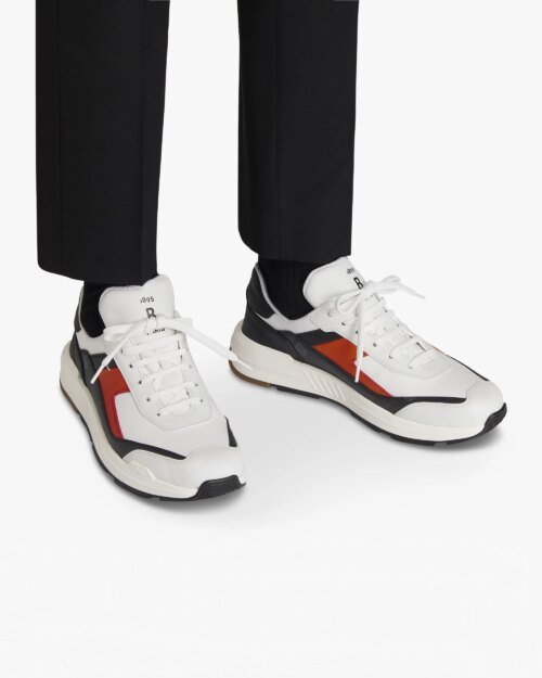 Berluti Men's Pulse Canvas and Leather Sneaker