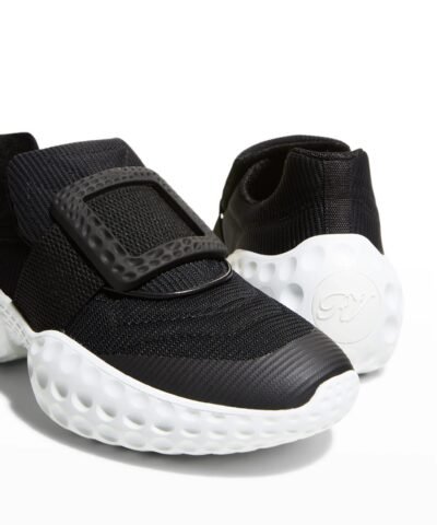 Roger Vivier Viv Run Moonlight Slip-On Sneakers