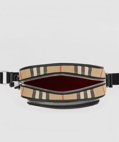 Burberry Vintage Check and Leather Crossbody Bag