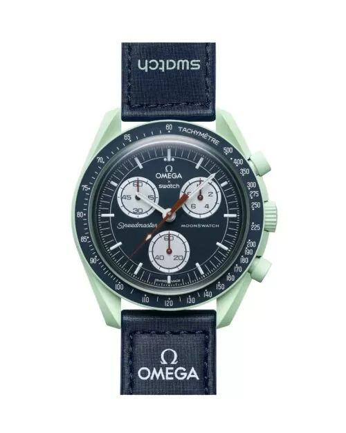 Swatch x Omega Bioceramic Moonswatch Mission to Earth SO33G100