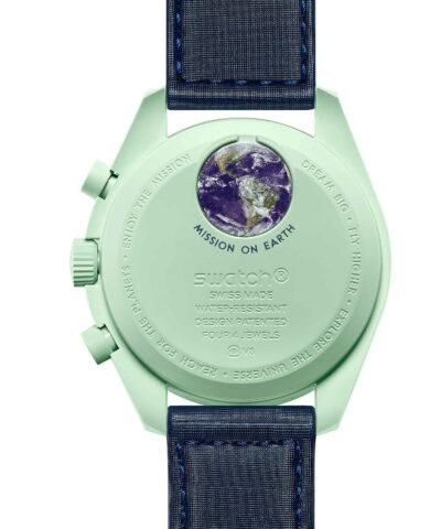 Swatch x Omega Bioceramic Moonswatch Mission to Earth SO33G100
