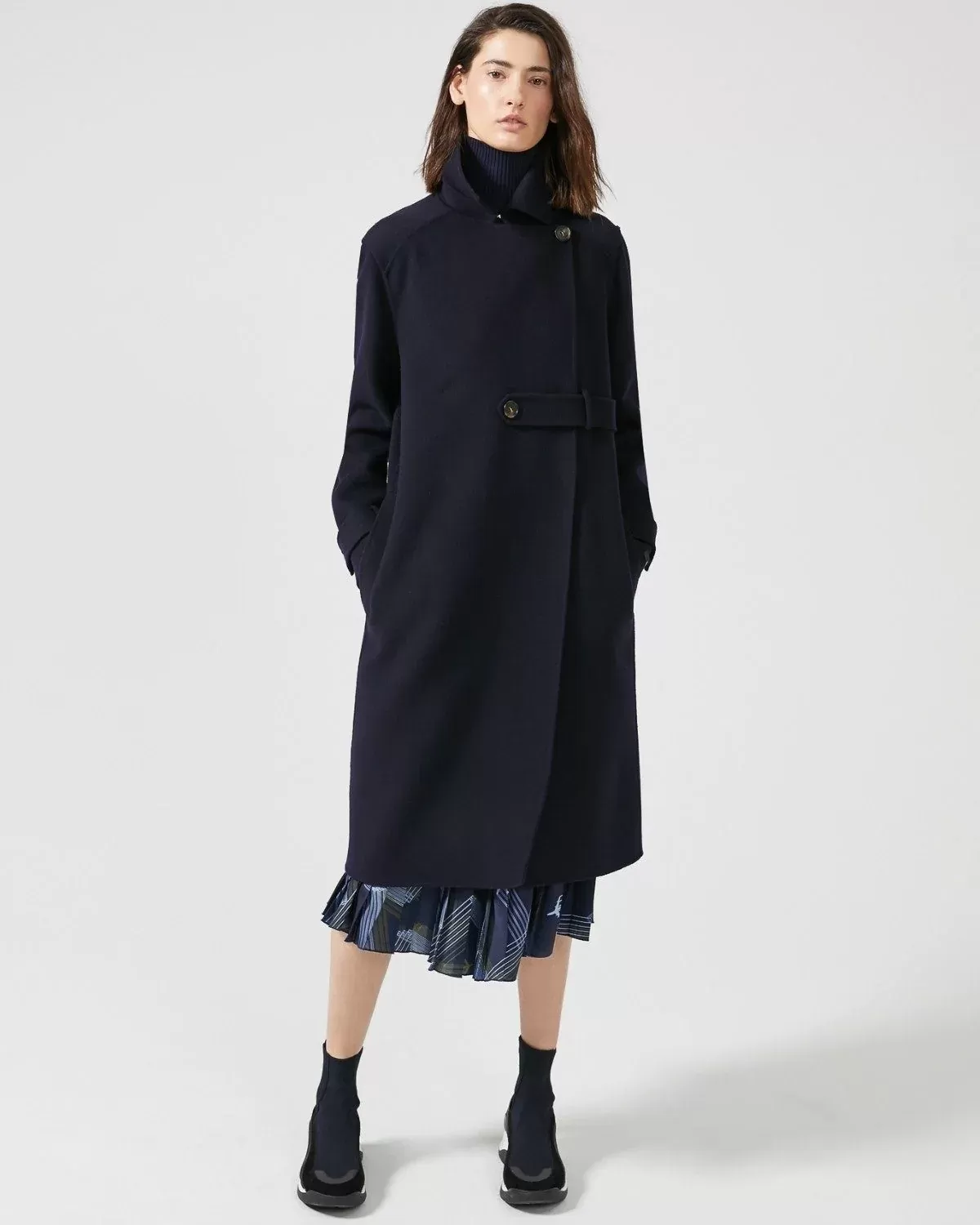 Sportmax Double Wool Aviation Coat