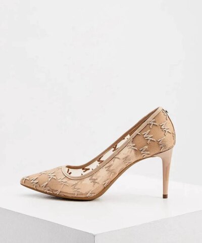 Michael Kors Dorothy Flex Pumps In Embroidered Mesh
