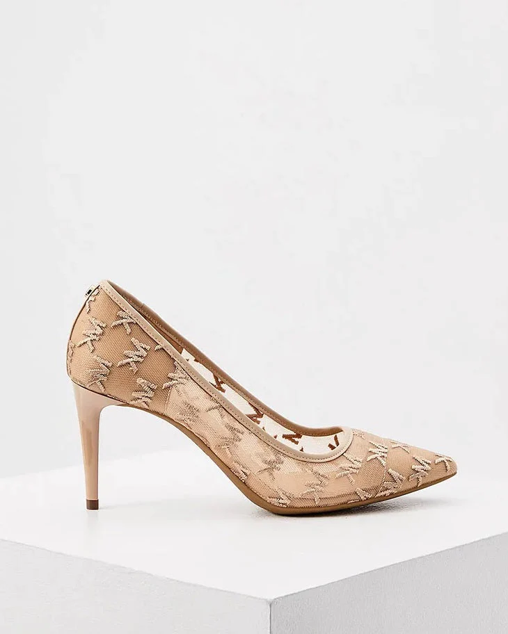 Michael Kors Dorothy Flex Pumps In Embroidered Mesh