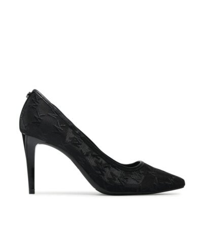 Michael Kors Dorothy Flex Pumps In Black Embroidered Mesh