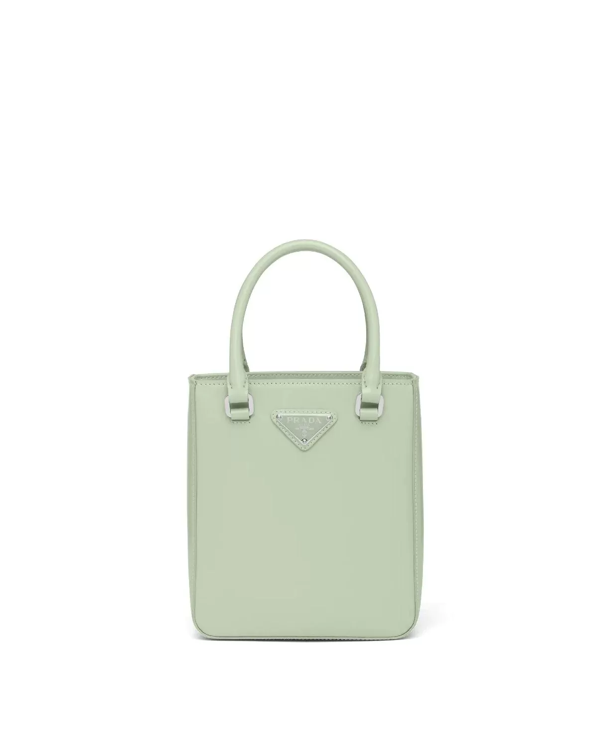 Prada Small Brushed Leather Tote