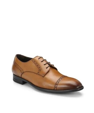Ermenegildo Zegna Men's Derby Leather Dress Shoes
