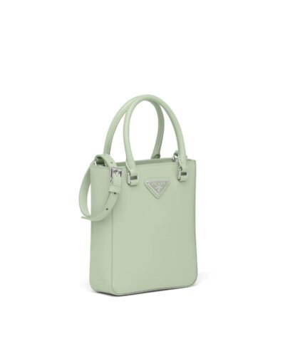 Prada Small Brushed Leather Tote