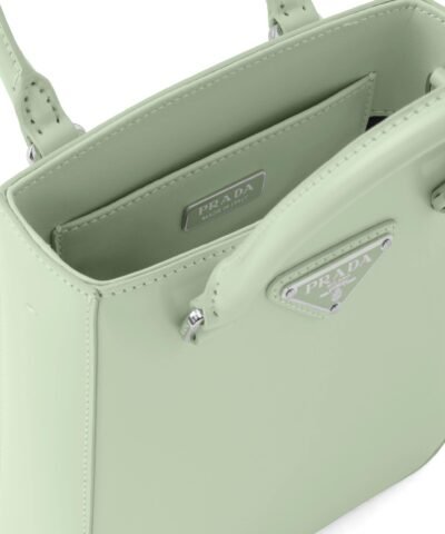 Prada Small Brushed Leather Tote