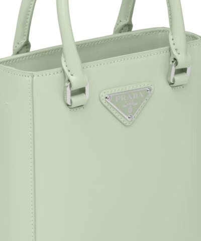 Prada Small Brushed Leather Tote