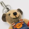 Burberry Thomas Bear Charm in Denim