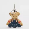 Burberry Thomas Bear Charm in Denim