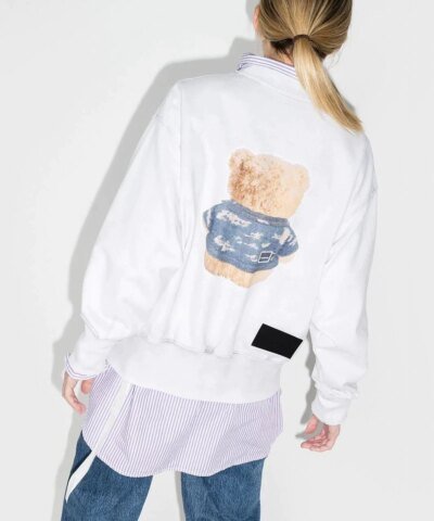 We11done Teddy Cotton Sweatshirt