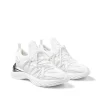 Jimmy Choo Cosmos/F White and Silver Low-Top Trainers