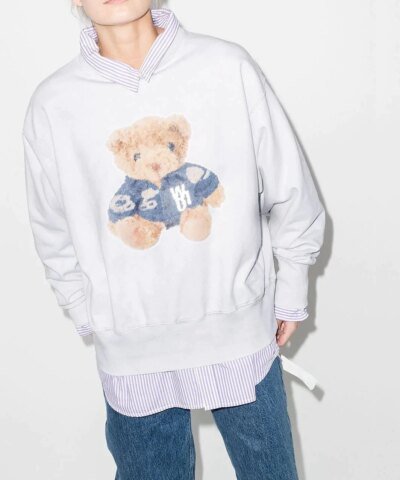 We11done Teddy Cotton Sweatshirt