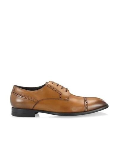 Ermenegildo Zegna Men's Derby Leather Dress Shoes
